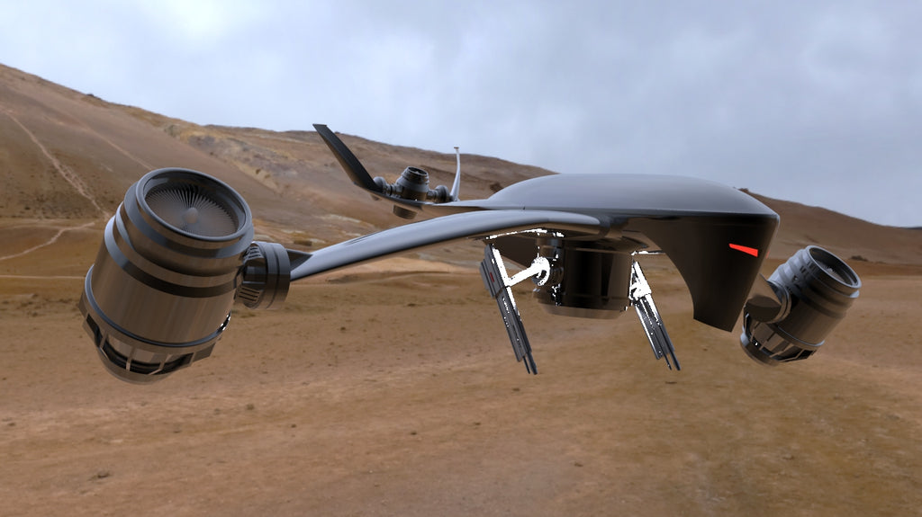 N348027 - Terminator-style UAV Appearance 3D Drawings, STP Format