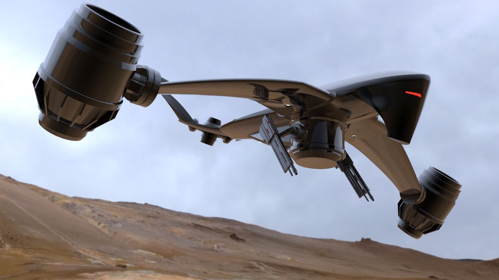 N348027 - Terminator-style UAV Appearance 3D Drawings, STP Format