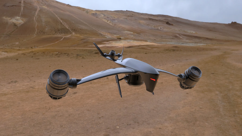 N348027 - Terminator-style UAV Appearance 3D Drawings, STP Format