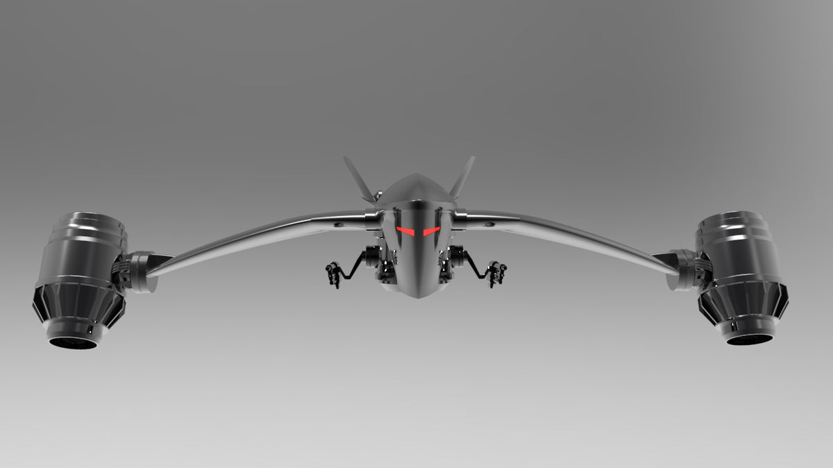 N348027 - Terminator-style UAV Appearance 3D Drawings, STP Format