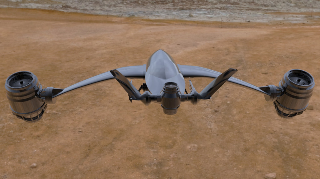 N348027 - Terminator-style UAV Appearance 3D Drawings, STP Format