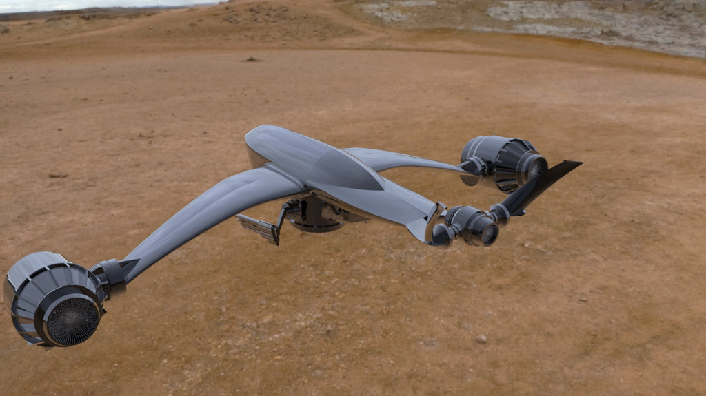 N348027 - Terminator-style UAV Appearance 3D Drawings, STP Format