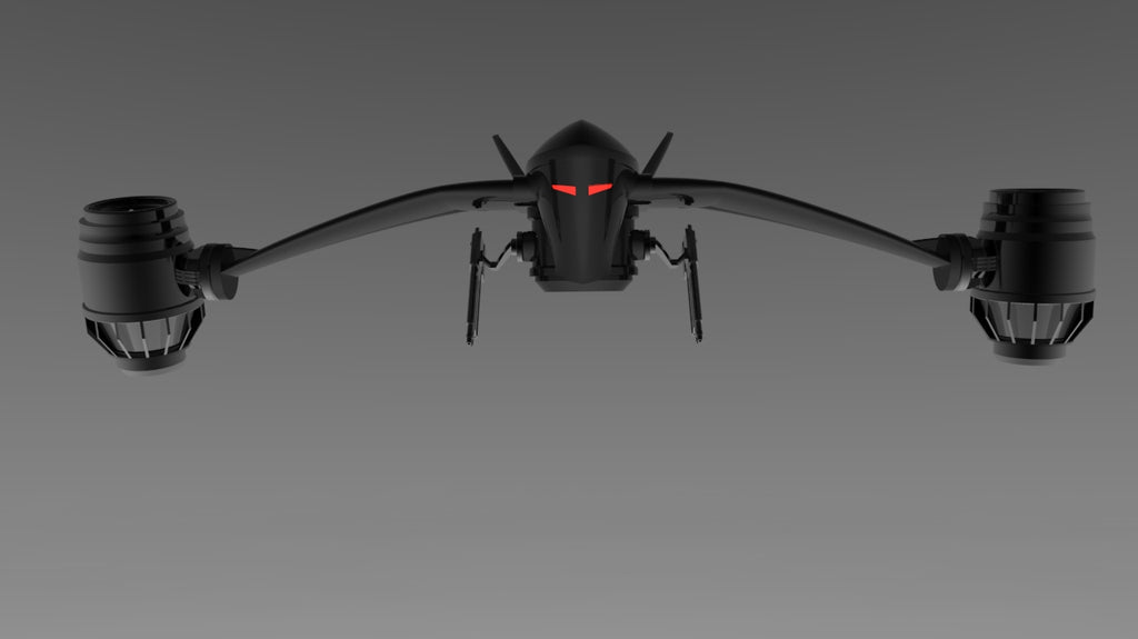 N348027 - Terminator-style UAV Appearance 3D Drawings, STP Format