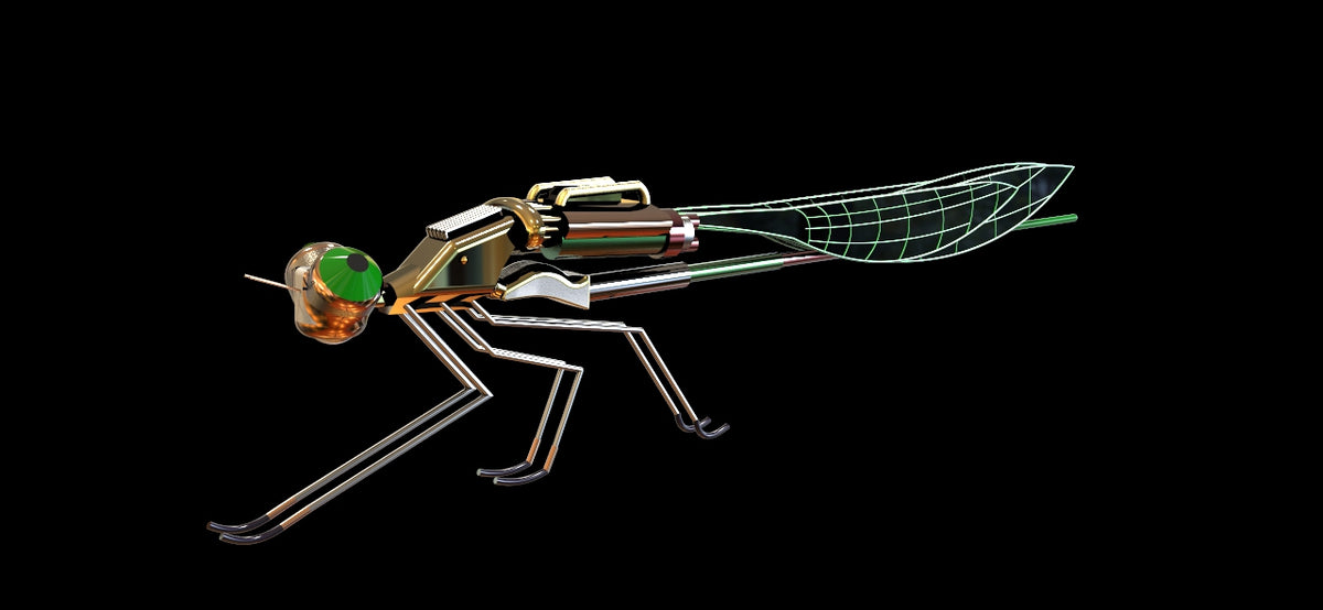 N348028 - Dragonfly-type Spy UAV Model 3D Drawings, Designed by CREO